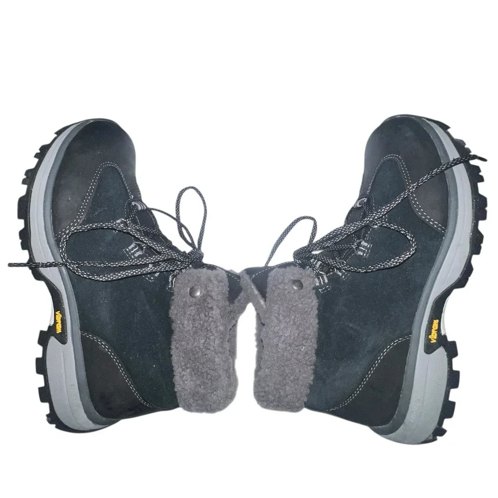 EDDIE BAUER Rainier Waterproof Mid Boots Women's Size 8.5 Vibram Soul Hiking‎